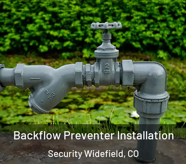  Backflow Preventer Installation Security Widefield, CO