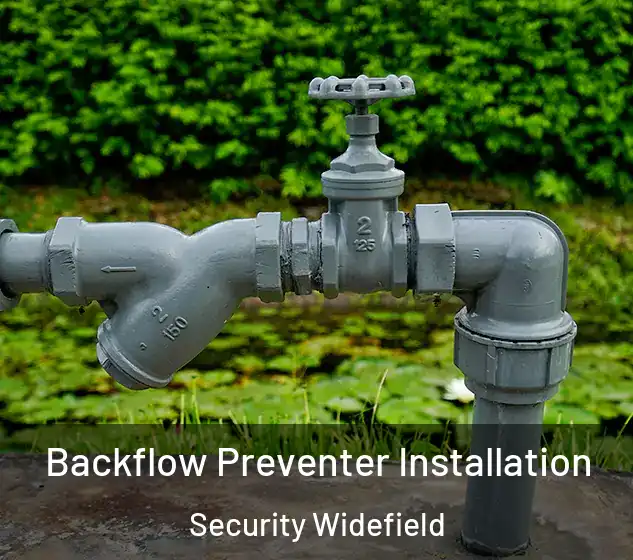  Backflow Preventer Installation Security Widefield