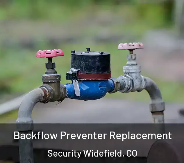  Backflow Preventer Replacement Security Widefield, CO