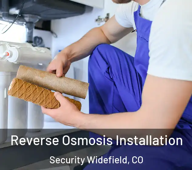  Reverse Osmosis Installation Security Widefield, CO
