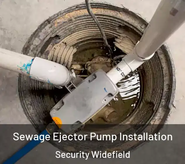  Sewage Ejector Pump Installation Security Widefield