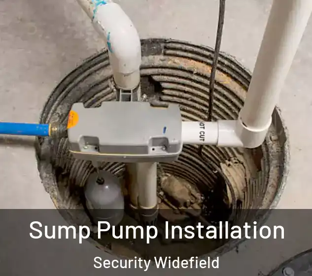  Sump Pump Installation Security Widefield