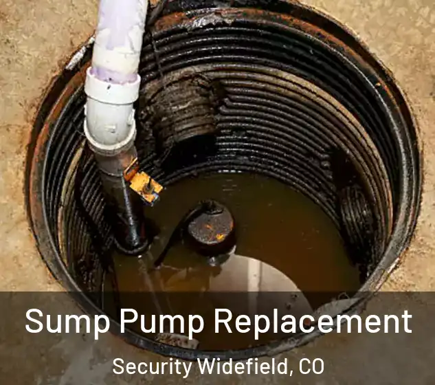  Sump Pump Replacement Security Widefield, CO