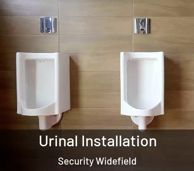  Urinal Installation Security Widefield
