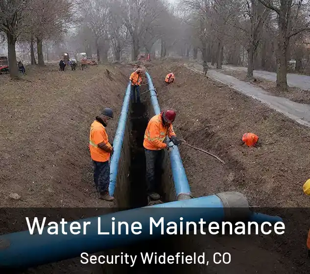  Water Line Maintenance Security Widefield, CO